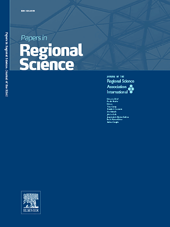 Go to journal home page - Papers in Regional Science